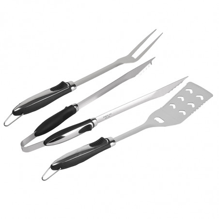 Fourchette, pince, spatule pour barbecue