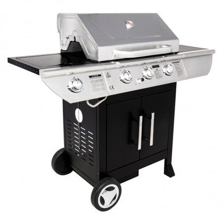 Barbecue gaz avec couvercle de cuisson fermé Barbecue gaz avec couvercle de cuisson fermé