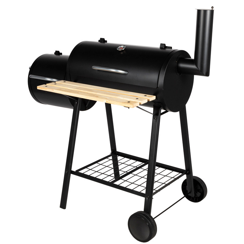 Barbecue fumoir XXL pour grillades au gout incomparable.