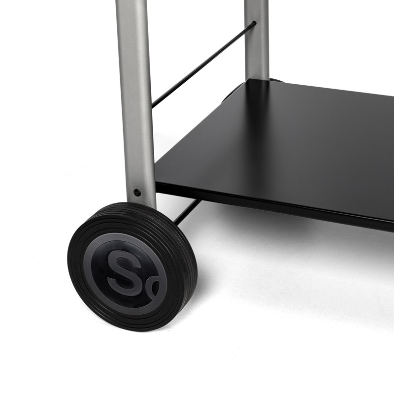 Roue barbecue charbon de bois