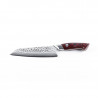 Couteau Santoku de 7" en acier Damas de notre gamme Magma