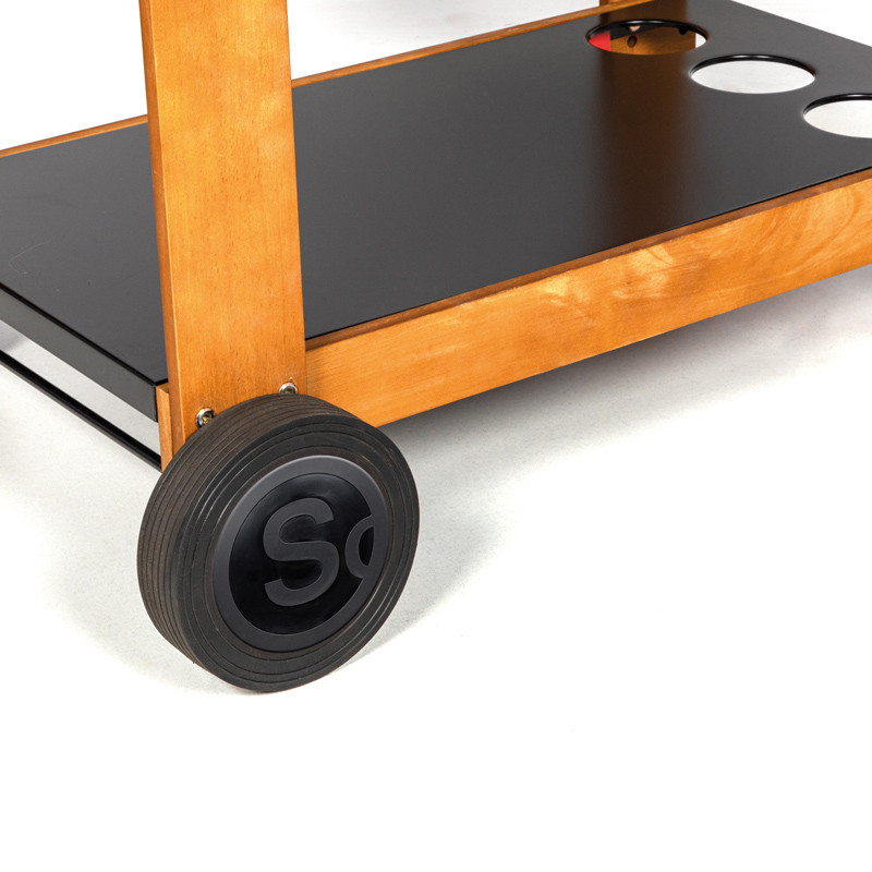 roue et plateforme de rangement