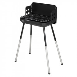 Barbecue charbon de bois avec foyer horizontal
