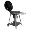 Barbecue boule charbon de bois couvercle ouvert