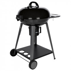 Barbecue boule charbon de bois couvercle fermé
