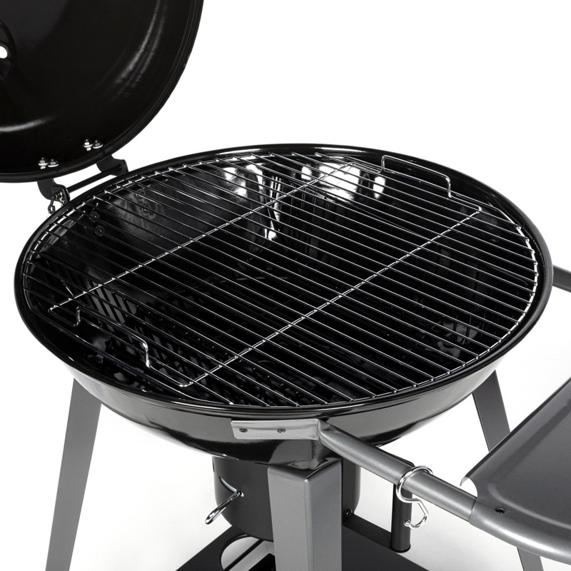 Grille pour cuisson horizontale du barbecue charbon de bois