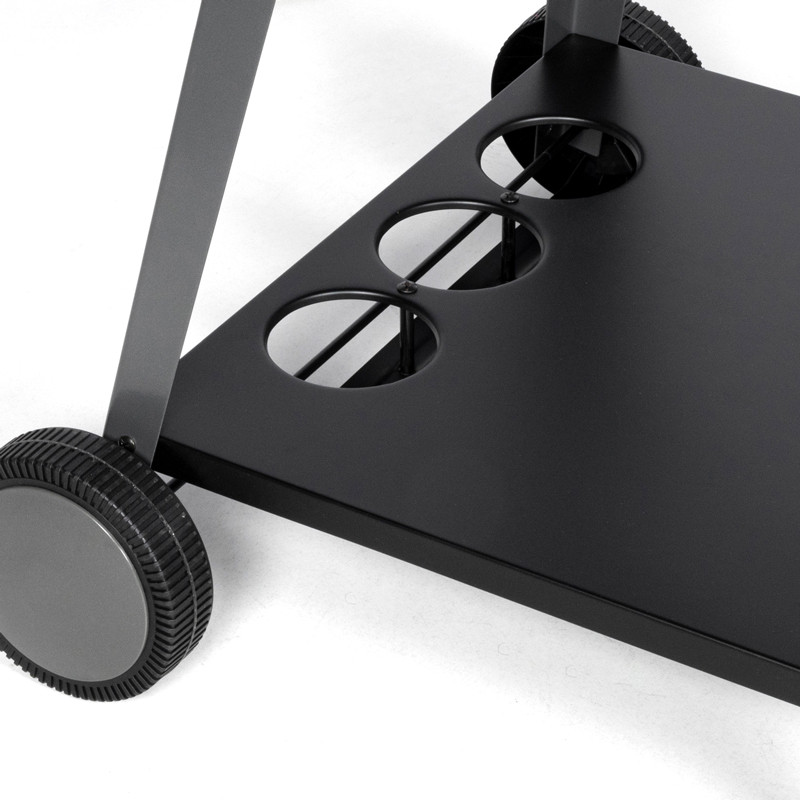 Porte-bouteilles du barbecue charbon de bois