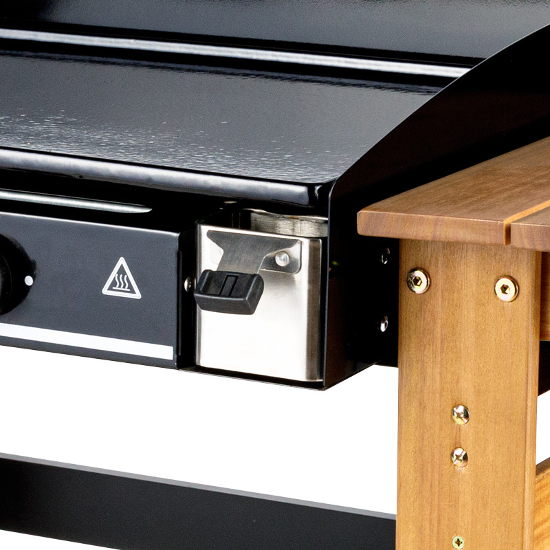 Collecteur de graisse de la plancha gaz