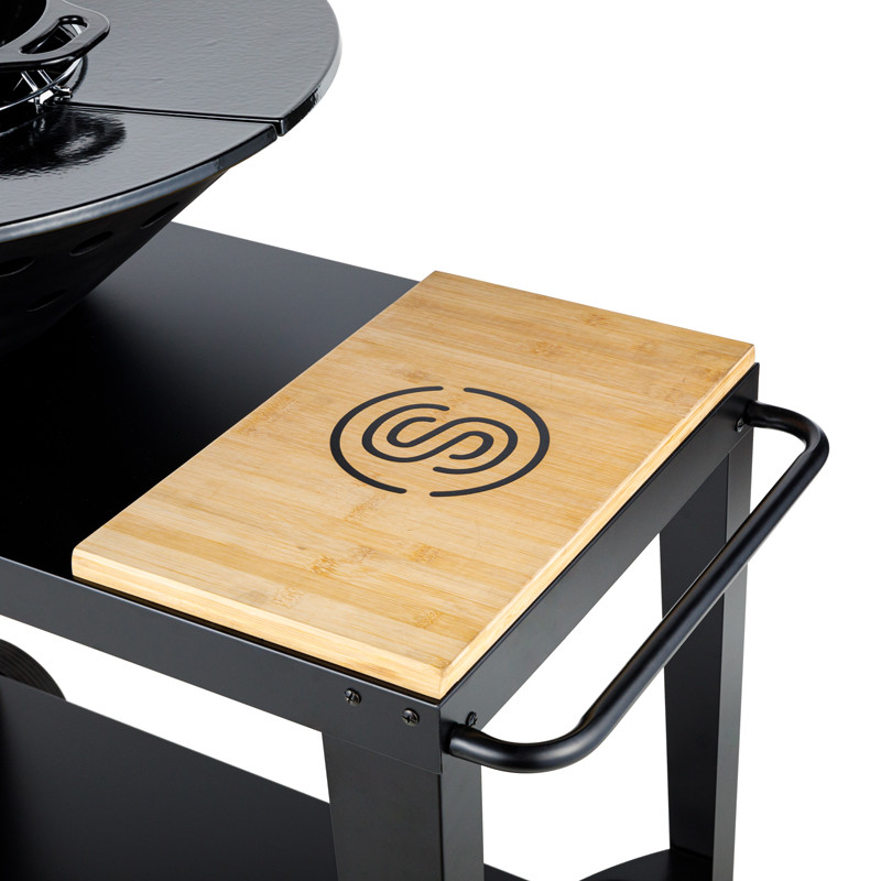 Tablette latérale amovible en bambou