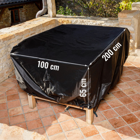 Housse de protection pour salon de jardin table et chaises Housse de protection pour salon de jardin table et chaises
