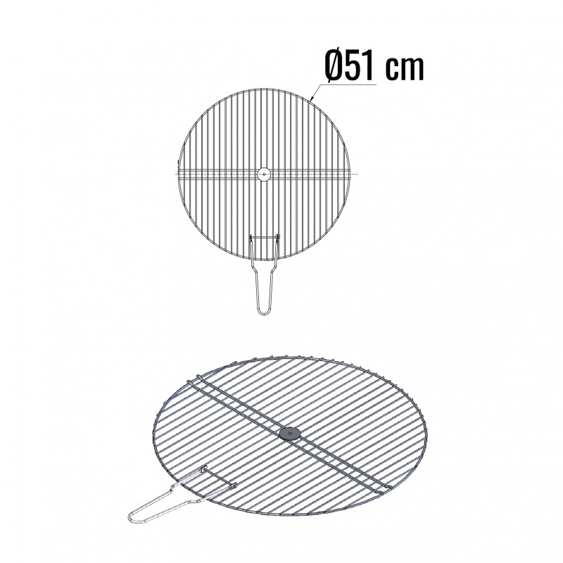 Grille ronde simple – Ø 51 cm

Référence produit : 450530S