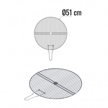 Grille ronde simple – Ø 51 cm
Référence produit : 450530S Grille ronde simple – Ø 51 cm
Référence produit : 450530S