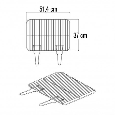 Grille simple – 51,4 x 37 cm
Référence produit : 405539CDS Grille simple – 51,4 x 37 cm
Référence produit : 405539CDS