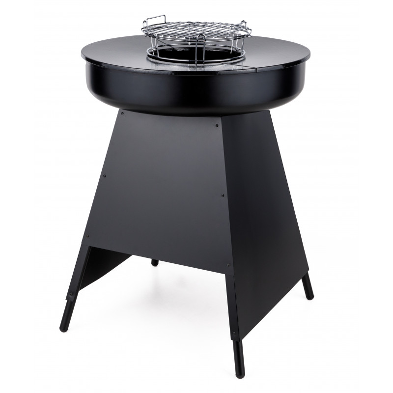 braséro cuisson plaque demi lune