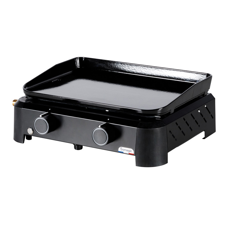 plancha plaque fonte émaillé