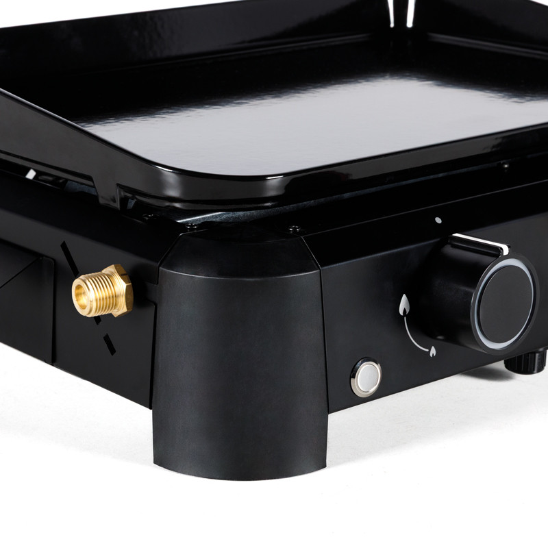 plancha plaque fonte émaillé + piezzo