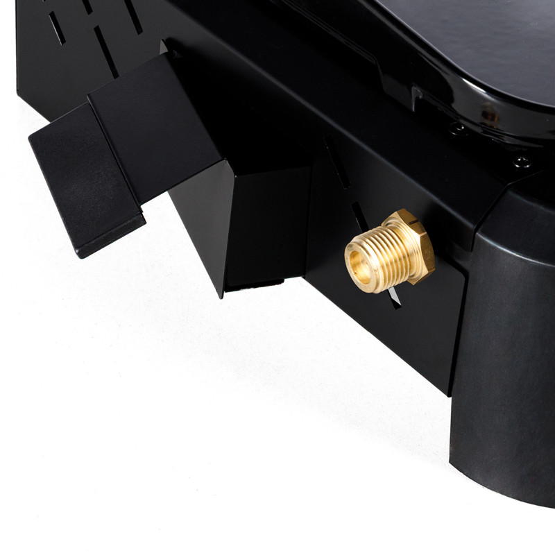 plancha plaque fonte émaillé + piezzo