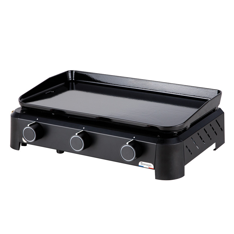 plancha plaque fonte émaillée