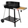 Barbecue charbon de bois avec foyer horizontal