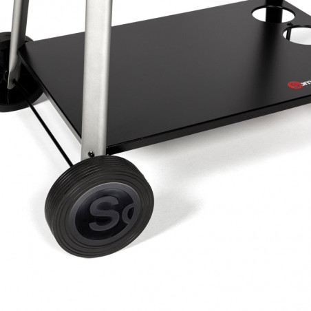 Roue barbecue charbon de bois