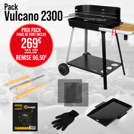 PACK VULCANO 2300 BARBECUE FONTE