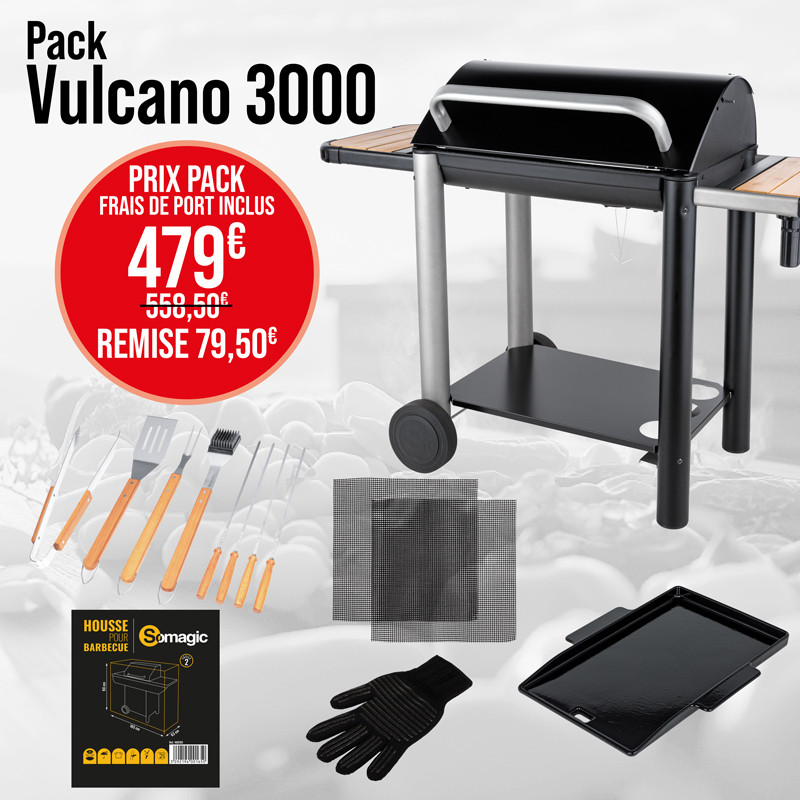 pack vulcano 3000 barbecue fonte