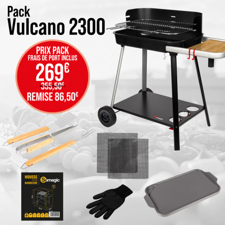 PACK VULCANO 2300 BARBECUE FONTE