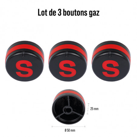 Bouton de réglage universel  Ø5 cm