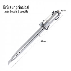 Brûleur inox