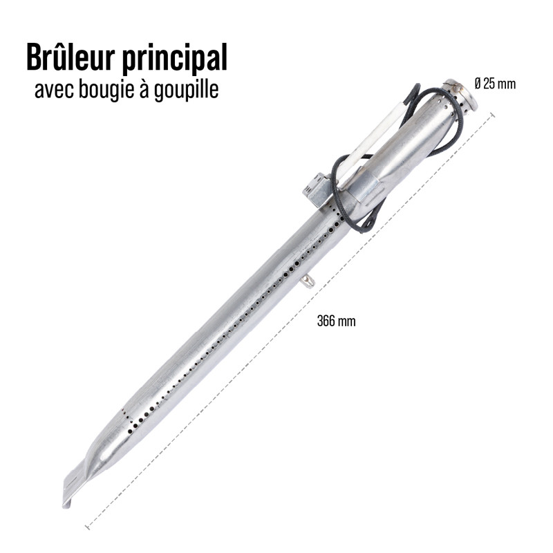Brûleur inox