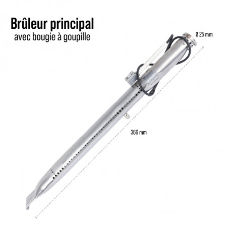 Brûleur inox