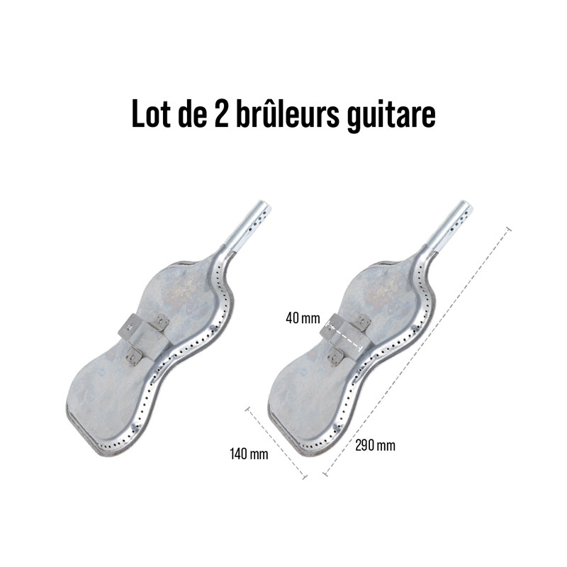 Brûleur guitare Inox