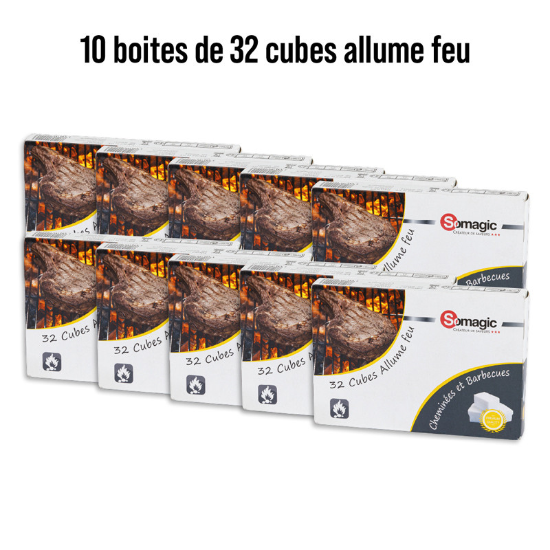 Lot de 320 Cubes Allumes Feux