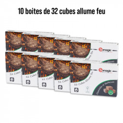 Lot de 320 Cubes Allumes Feux