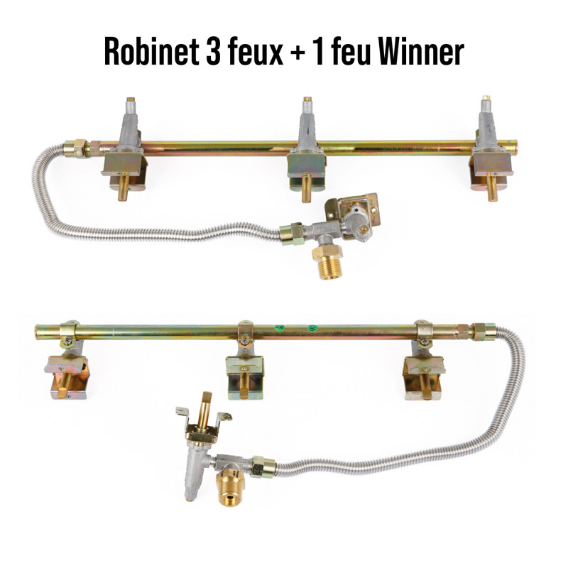 Robinetterie 3 Feux + 1 Latéral