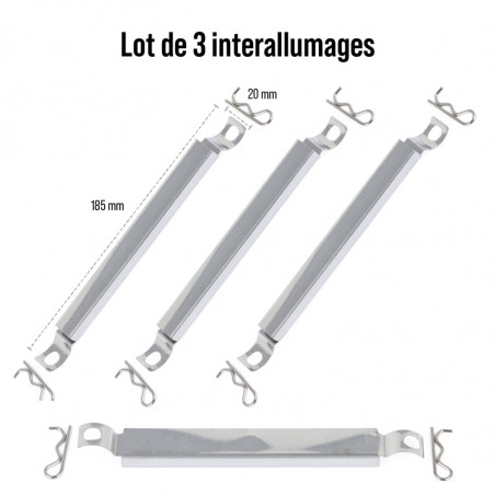 Lot de 3 Interallumages