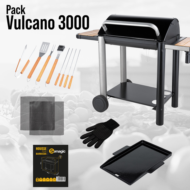 pack vulcano 3000 barbecue fonte