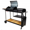 BROADWAY : Barbecue Fonte + Plancha Electrique