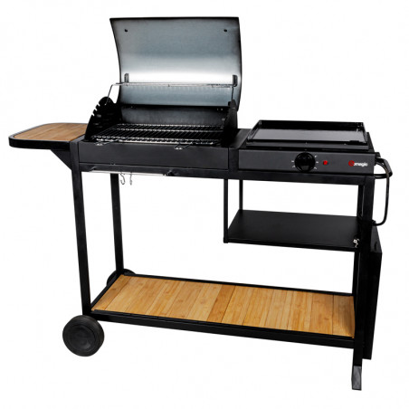 BROADWAY : Barbecue Fonte + Plancha Electrique