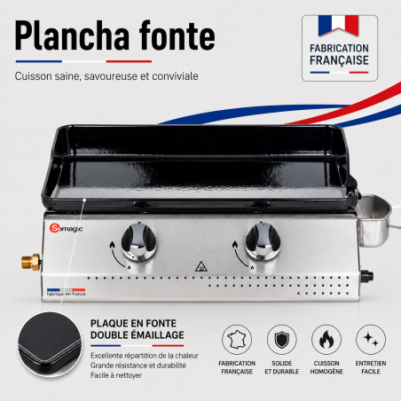 Plancha gaz modèle Vera 200