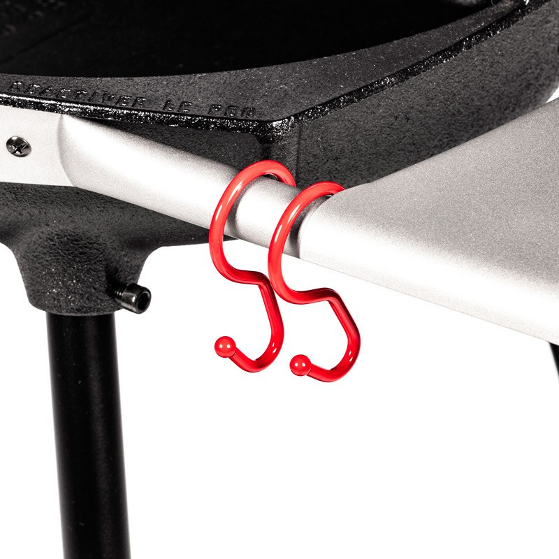 Crochets porte-accessoires du barbecue charbon de bois