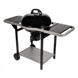 Barbecue charbon de bois avec foyer horizontal