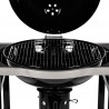Grille pour cuisson horizontale du barbecue charbon de bois