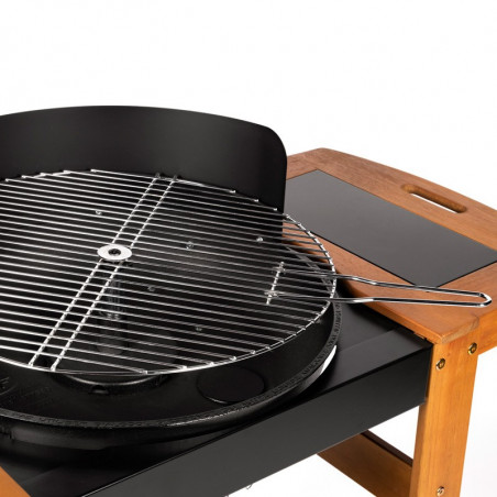 Grille de cuisson pivotante du barbecue charbon de bois Grille de cuisson pivotante du barbecue charbon de bois