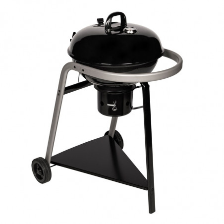 Barbecue charbon de bois avec couvercle de cuisson fermé Barbecue charbon de bois avec couvercle de cuisson fermé