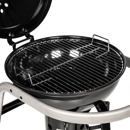 Grille pour cuisson horizontale du barbecue charbon de bois