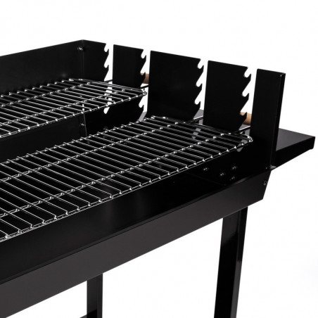 Grilles de cuisson ajustables du barbecue charbon de bois