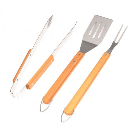 Fourchette, pince, spatule pour barbecue et plancha 