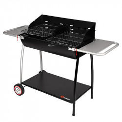 Barbecue charbon de bois avec double foyer