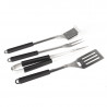 Fourchette, pince, spatule, brosse pour barbecue